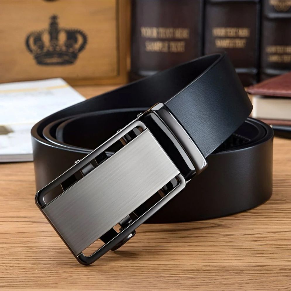 Ceinture Cuir Boucle Automatique Homme Modèle Rouben - La Ceinturerie
