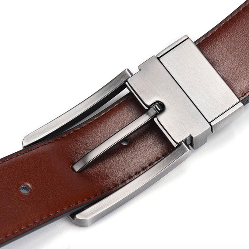 Ceinture de Costume en Cuir Lisse pour Homme - La Ceinturerie