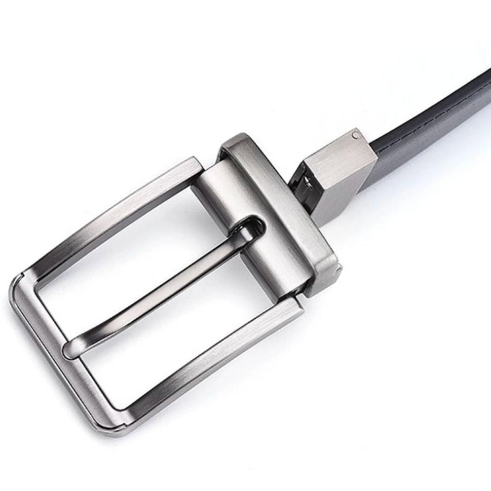 Ceinture de Costume en Cuir Lisse pour Homme - La Ceinturerie