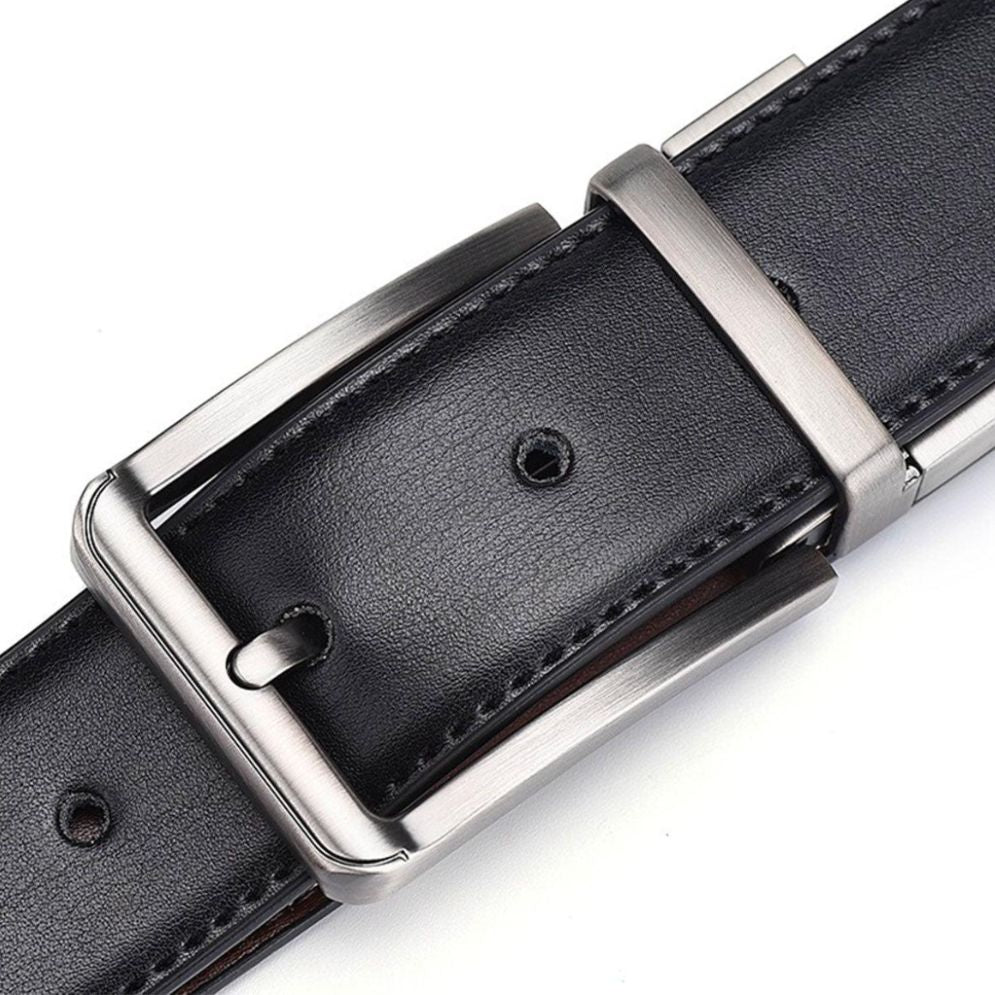 Ceinture de Costume en Cuir Lisse pour Homme - La Ceinturerie