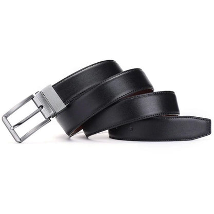 Ceinture de Costume en Cuir Lisse pour Homme - La Ceinturerie