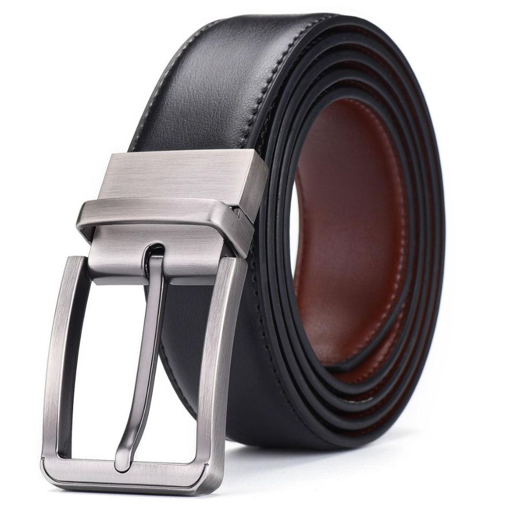 Ceinture de Costume en Cuir Lisse pour Homme - La Ceinturerie