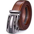Ceinture Costume Cuir Pleine Fleur Boucle Automatique - La Ceinturerie