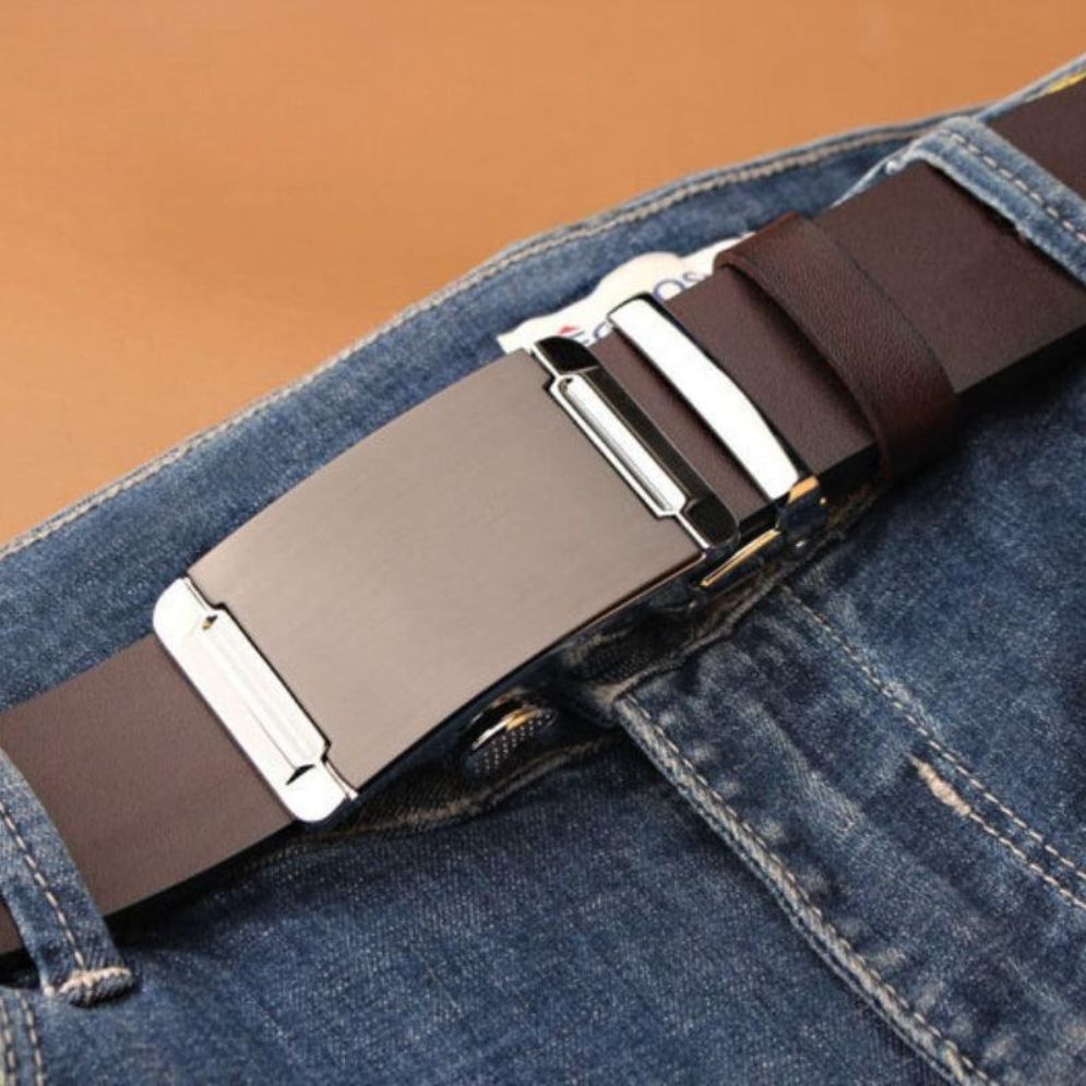 Ceinture de Costume en Cuir pour Homme Modèle Arsène - La Ceinturerie