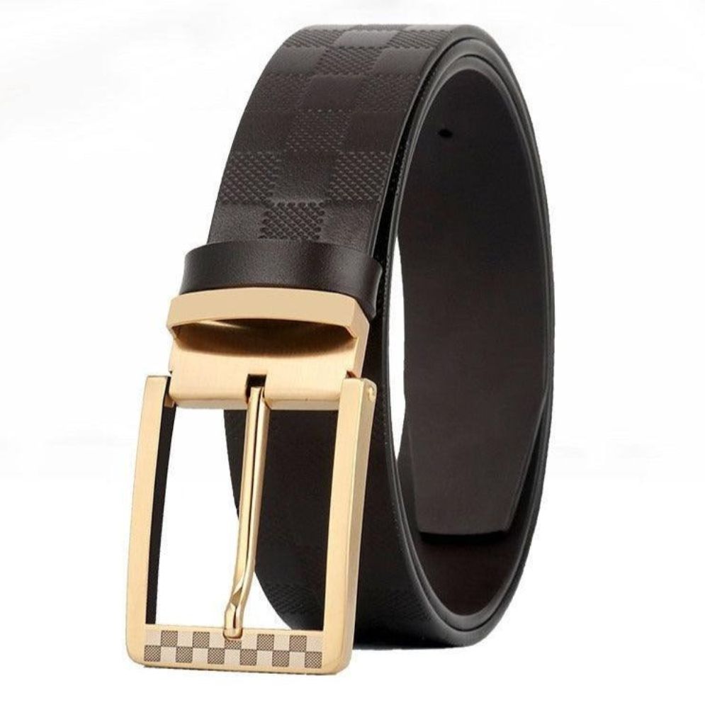 Ceinture de Costume en Cuir pour Homme Modèle Kiran - La Ceinturerie