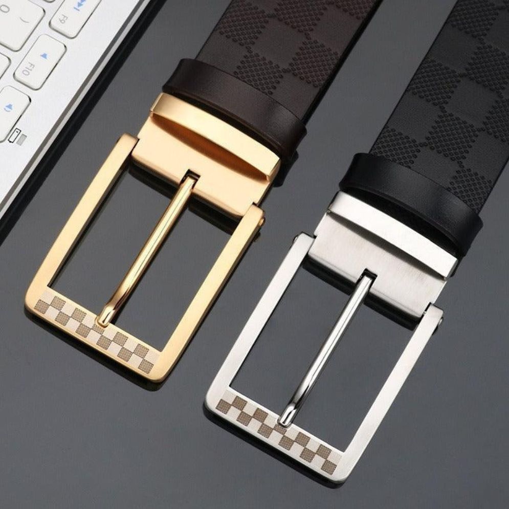 Ceinture de Costume en Cuir pour Homme Modèle Kiran - La Ceinturerie