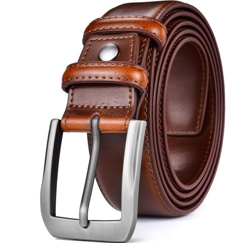 Ceinture de Costume en Cuir pour Homme Modèle Logan - La Ceinturerie

