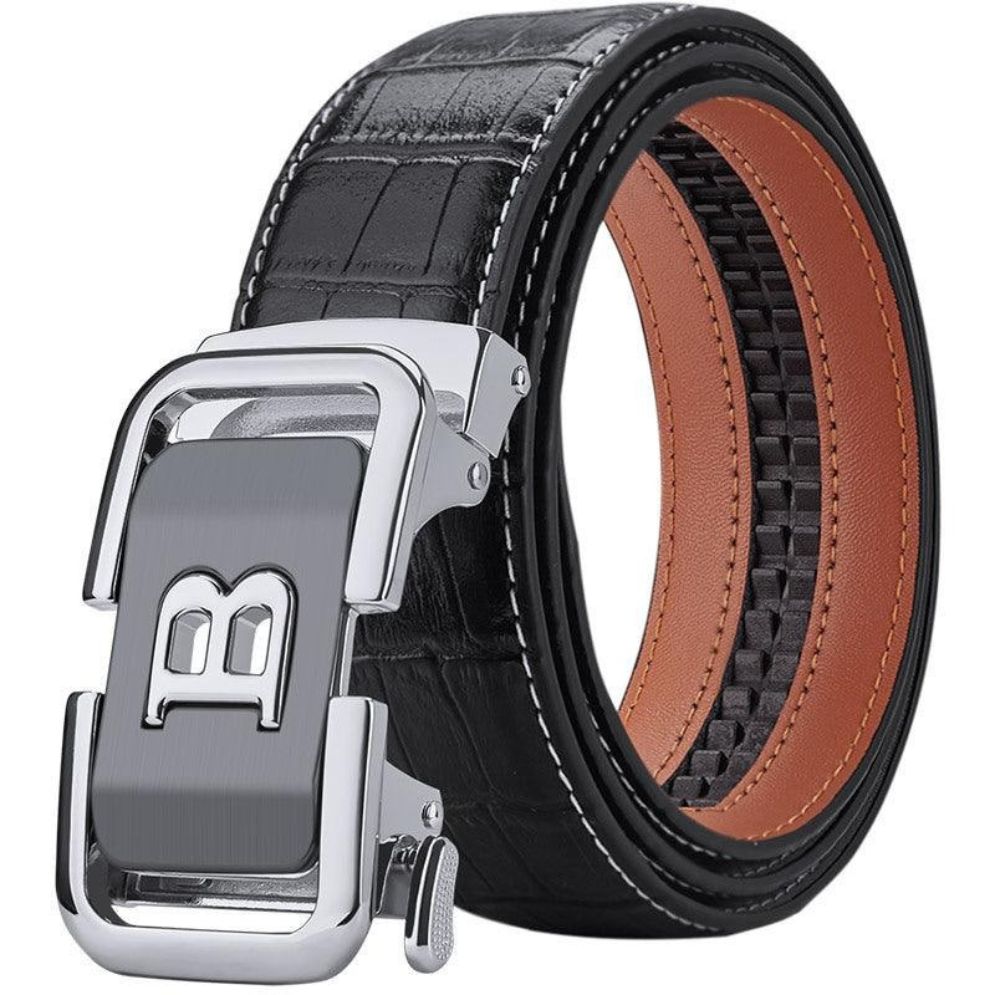 Ceinture de Costume en Cuir pour Homme Modèle Riley - La Ceinturerie