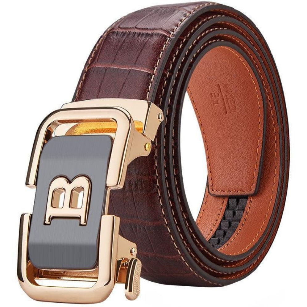 Ceinture de Costume en Cuir pour Homme Modèle Riley - La Ceinturerie