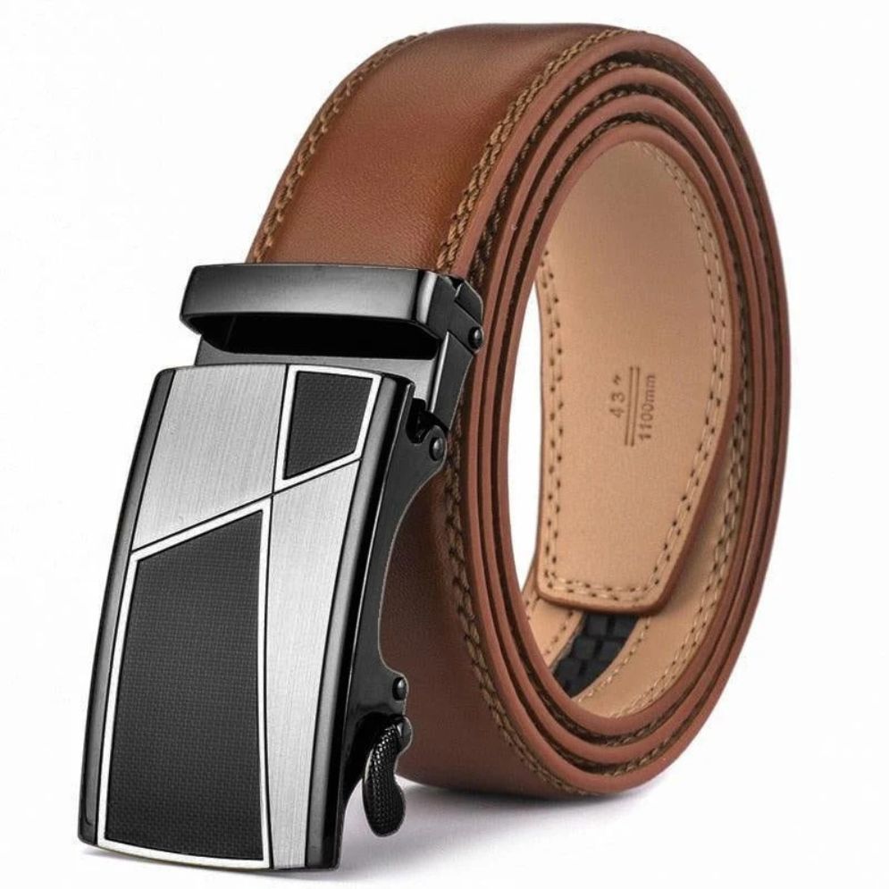 Ceinture de Costume en Cuir pour Homme Modèle Zaal - La Ceinturerie

