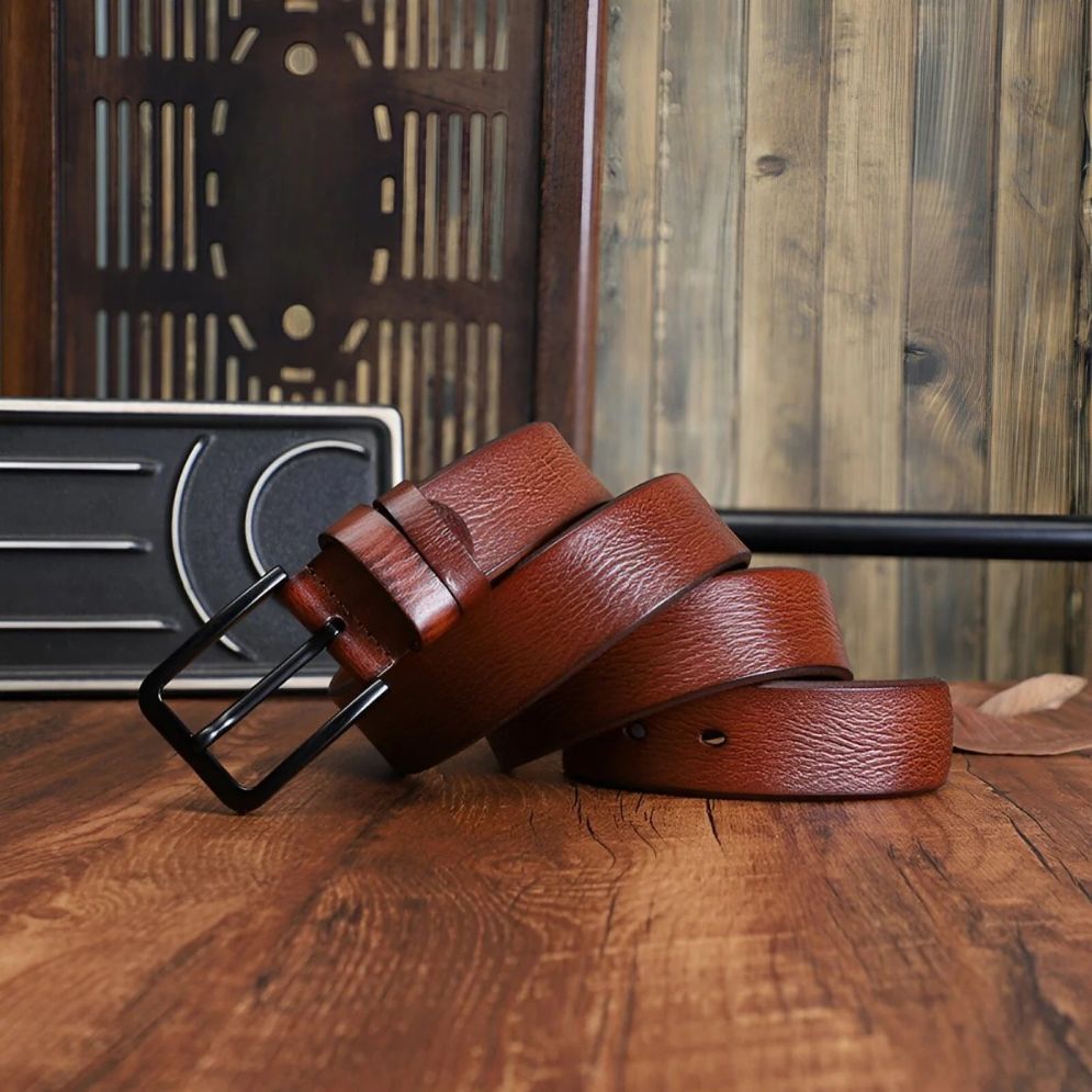 Ceinture Décontracté Cuir pour Homme Modèle Orenzio - La Ceinturerie

