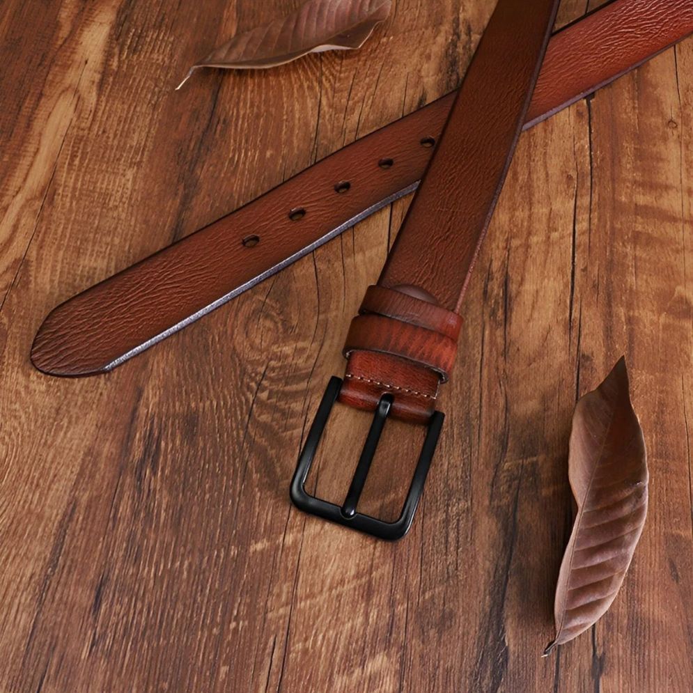 Ceinture Décontracté Cuir pour Homme Modèle Orenzio - La Ceinturerie
