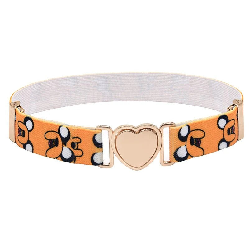 Ceinture en Forme de Coeur Fille Time Modèle Sadye - La Ceinturerie