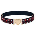 Ceinture Attache Rapide Coeur Fille Étoiles Modèle Zaros - La Ceinture