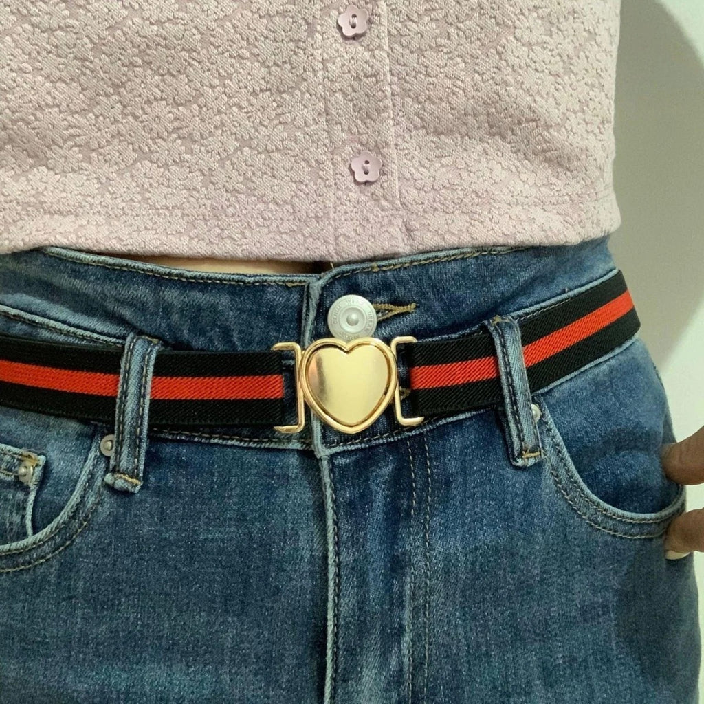 Ceinture Attache Rapide Coeur Fille Étoiles Modèle Zaros - La Ceinture