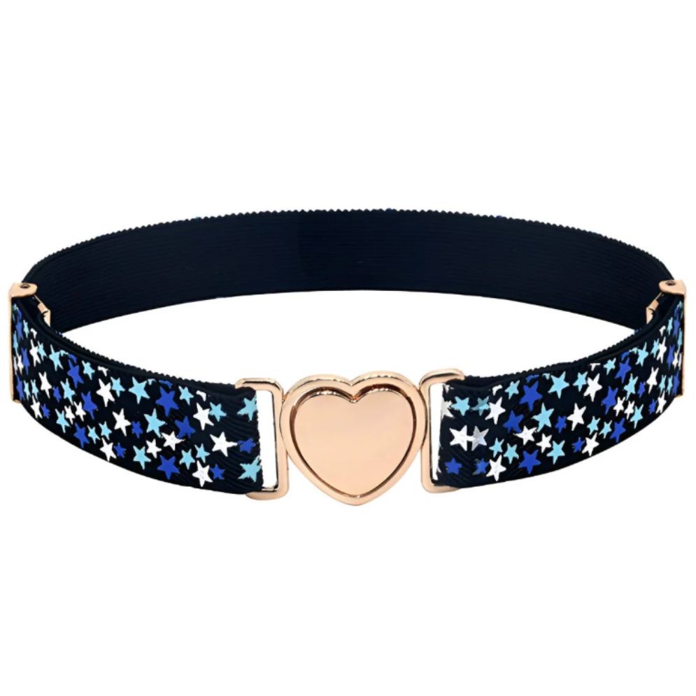 Ceinture Attache Rapide Coeur Fille Étoiles Modèle Zaros - La Ceinture