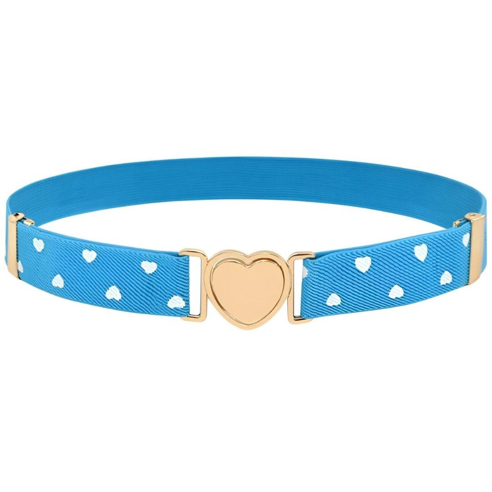 Ceinture Élastique Attache Rapide en coeur Fille à Pois Modèle Rena - La Ceinturerie
