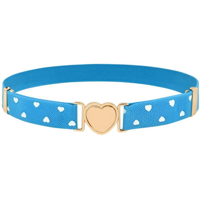 Ceinture Élastique Attache Rapide en coeur Fille à Pois Modèle Rena - La Ceinturerie