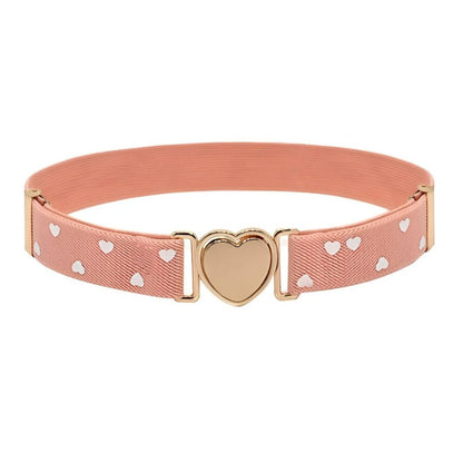 Ceinture Élastique Attache Rapide en coeur Fille à Pois Modèle Rena - La Ceinturerie