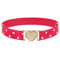 Ceinture Élastique Attache Rapide en coeur Fille à Pois Modèle Rena - La Ceinturerie