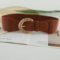 Ceinture Élastique Boucle Or Torsadée Modèle Nastasja - La Ceinturerie
