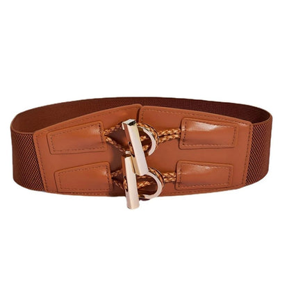 Ceinture Élastique avec Boucle Double Attache Modèle Amia - La Ceinturerie