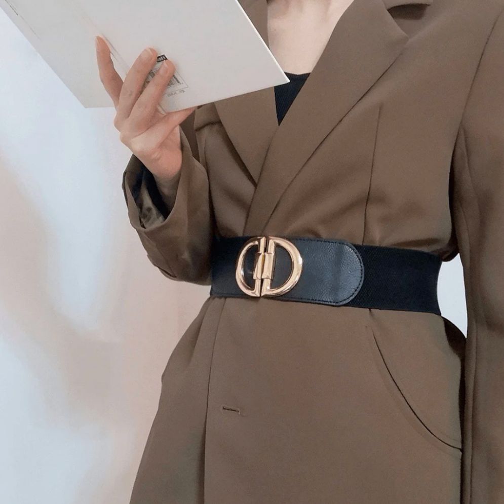 Ceinture Élastique Taille Haute Femme Modèle Kamilla - La Ceinturerie
