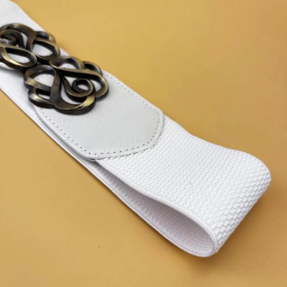 Ceinture Élastique Taille Haute Femme Modèle Mélissa - La Ceinturerie