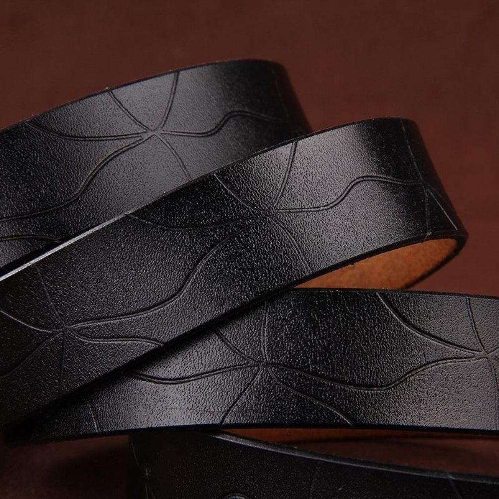 Ceinture Cuir Décoré Femme Boucle Modèle Svenia - La Ceinturerie