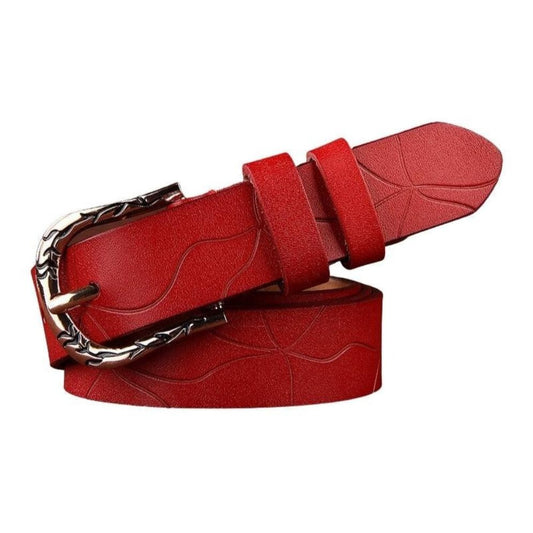 Ceinture Cuir Décoré Femme Boucle Modèle Svenia - La Ceinturerie