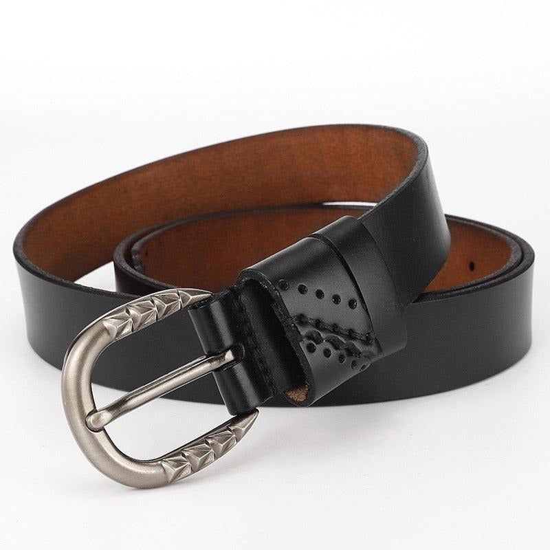 Ceinture en Cuir Ajouré Femme Motifs Modèle Lara - La Ceinturerie
