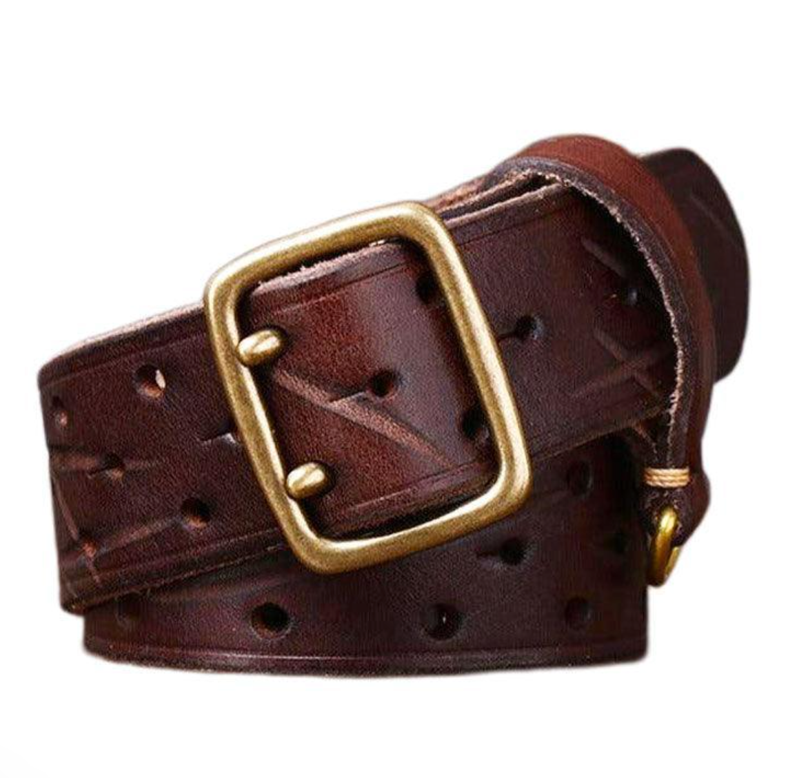 Ceinture Cuir Ardillon Passant Porte Clé Modèle Larce - la Ceinturerie
