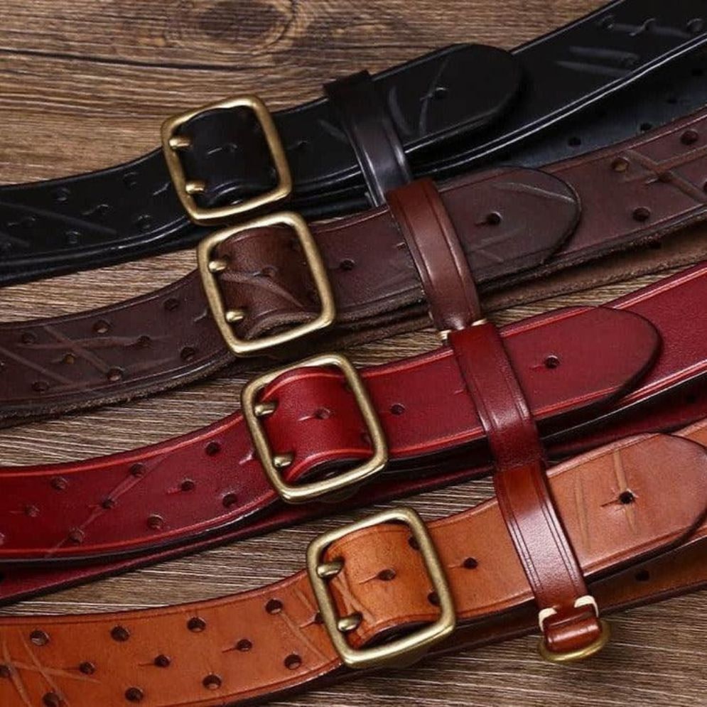 Ceinture Cuir Ardillon Passant Porte Clé Modèle Larce - la Ceinturerie