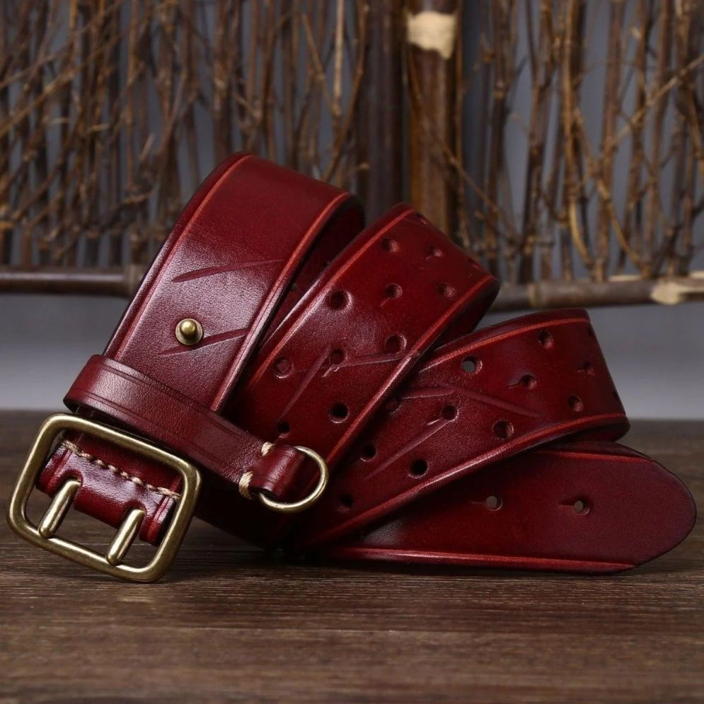 Ceinture Cuir Ardillon Passant Porte Clé Modèle Larce - la Ceinturerie