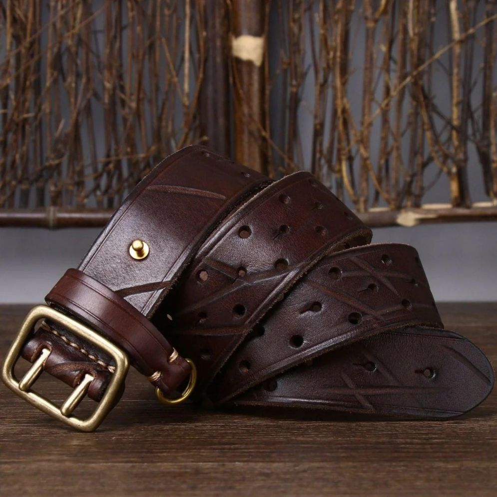 Ceinture Cuir Ardillon Passant Porte Clé Modèle Larce - la Ceinturerie