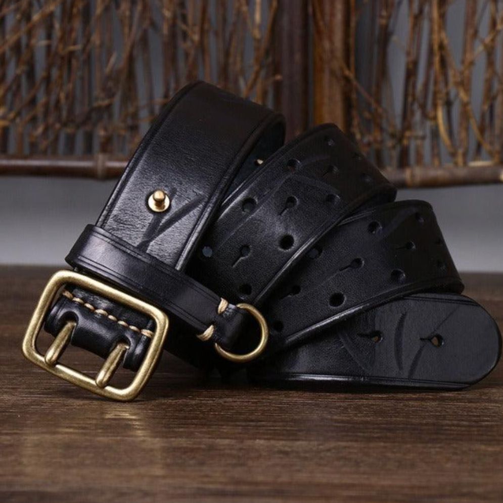 Ceinture Cuir Ardillon Passant Porte Clé Modèle Larce - la Ceinturerie