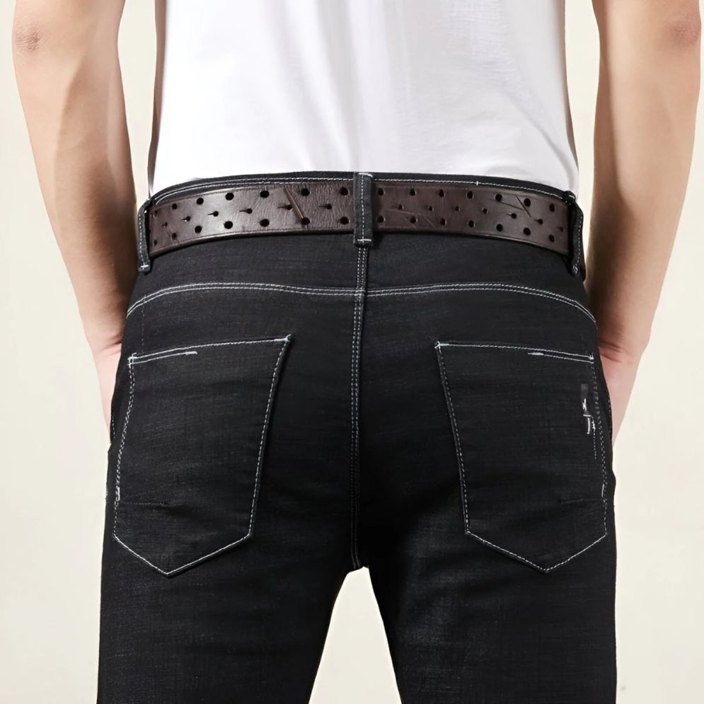 Ceinture Cuir Ardillon Passant Porte Clé Modèle Larce - la Ceinturerie