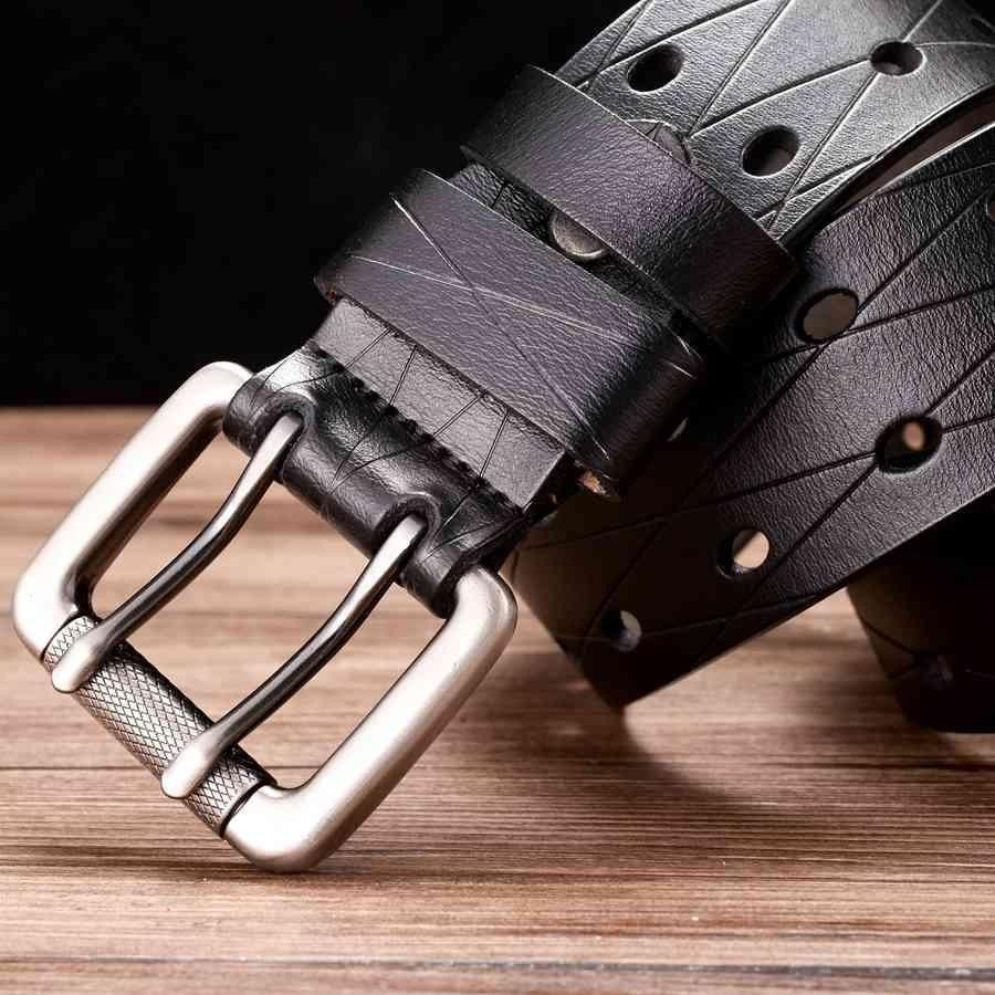 Ceinture en Cuir Double Ardillon Modèle Livio - La Ceinturerie
