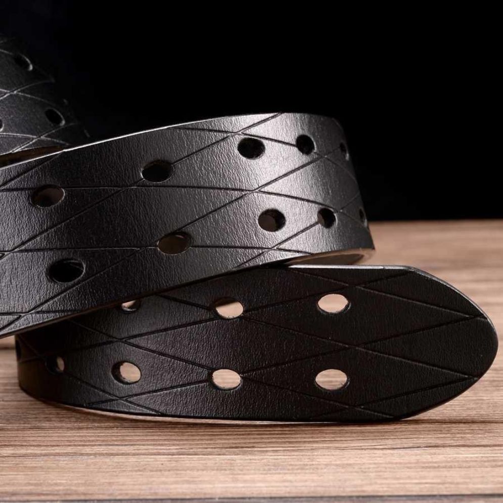 Ceinture en Cuir Double Ardillon Modèle Livio - La Ceinturerie