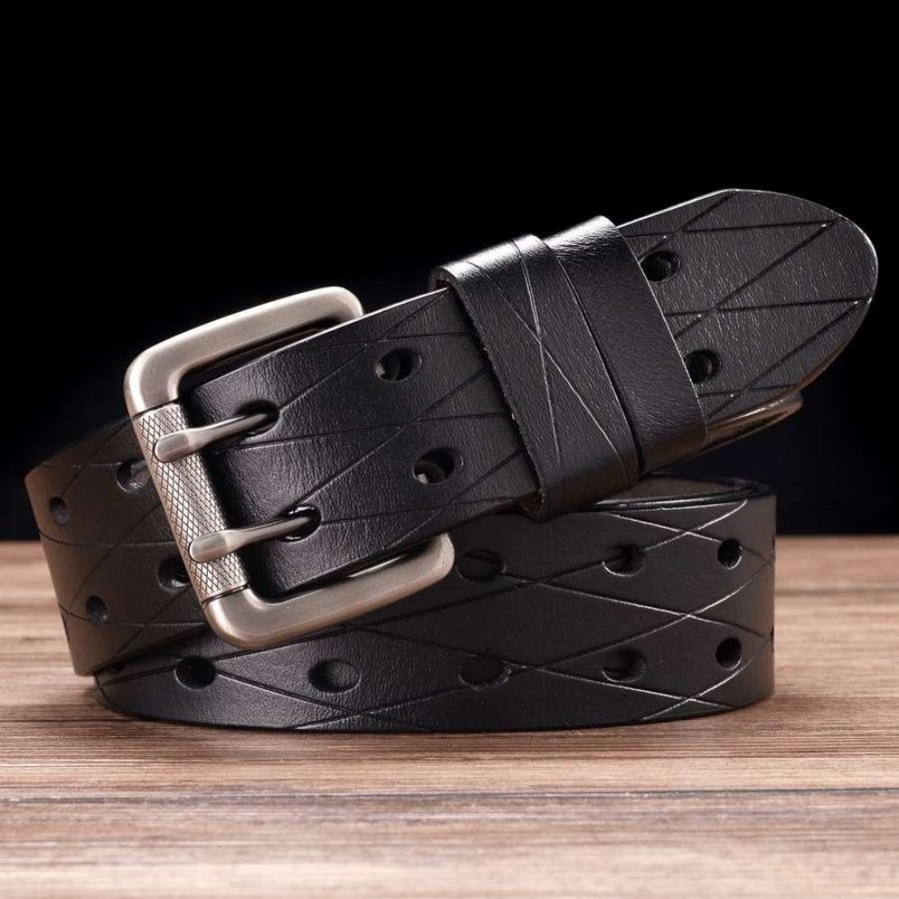 Ceinture en Cuir Double Ardillon Modèle Livio