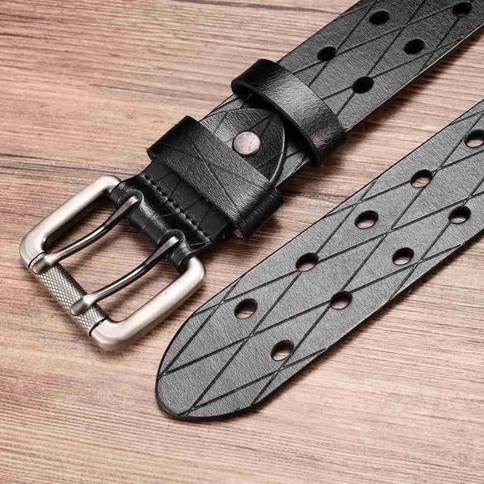 Ceinture en Cuir Double Ardillon Modèle Livio