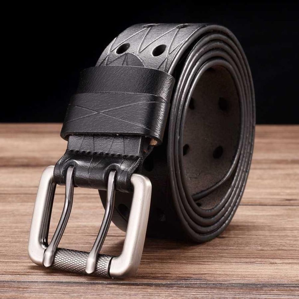 Ceinture en Cuir Double Ardillon Modèle Livio
