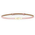 Ceinture en Cuir pour Femme Modèle Airoro rose
