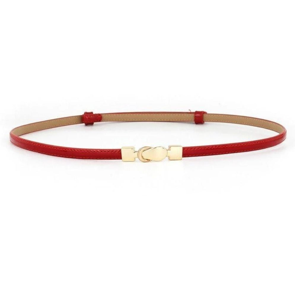 Ceinture en Cuir pour Femme Modèle Airoro rouge