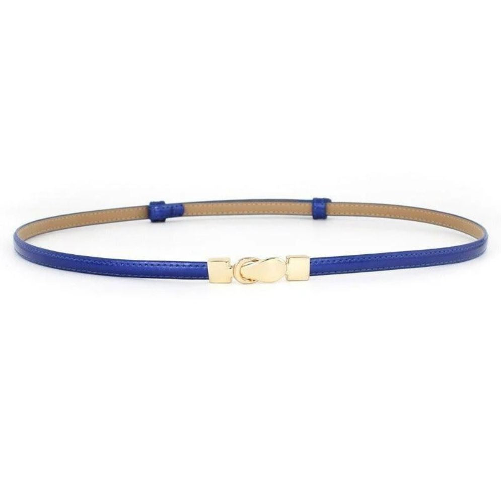 Ceinture en Cuir pour Femme Modèle Airoro bleue