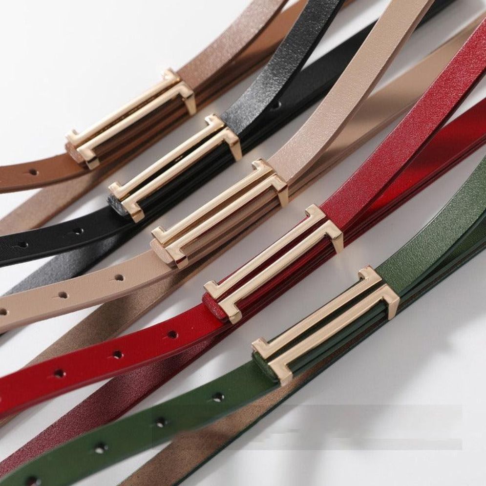 Ceinture en Cuir pour Femme Modèle Claomeia - La Ceinturerie