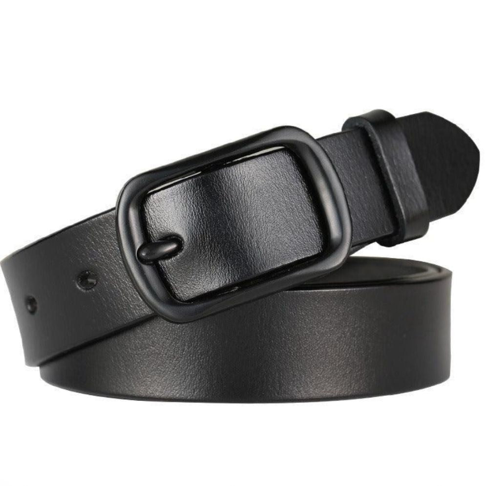 Ceinture en Cuir pour Femme Modèle Karmela Noire