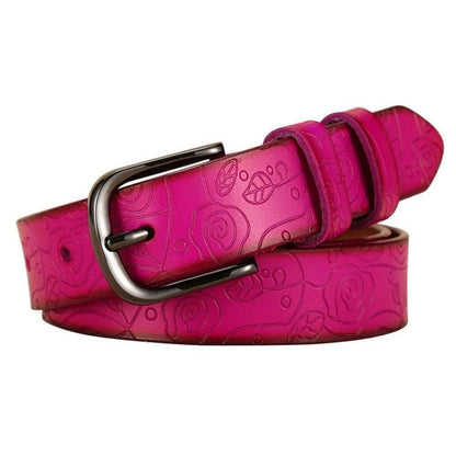 Ceinture en Cuir pour Femme Modèle Luna - La Ceinturerie