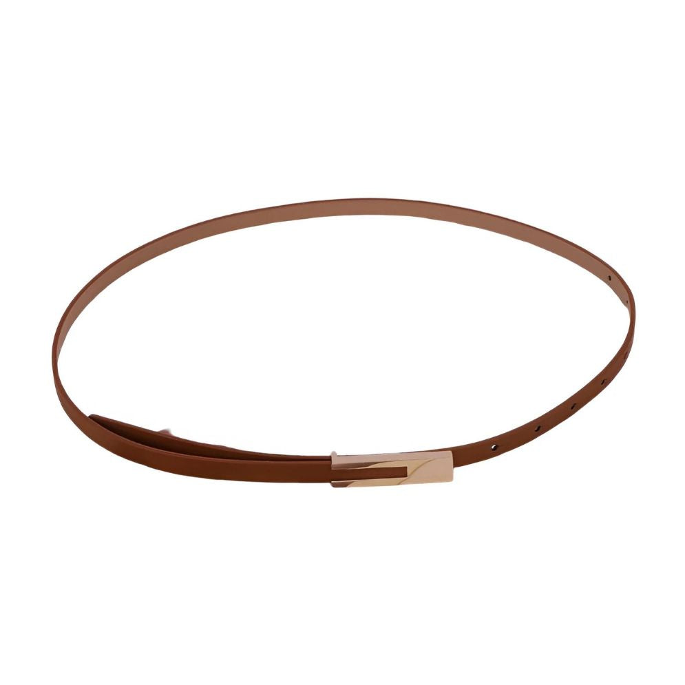 Ceinture en Cuir pour Femme Modèle Utama Marron