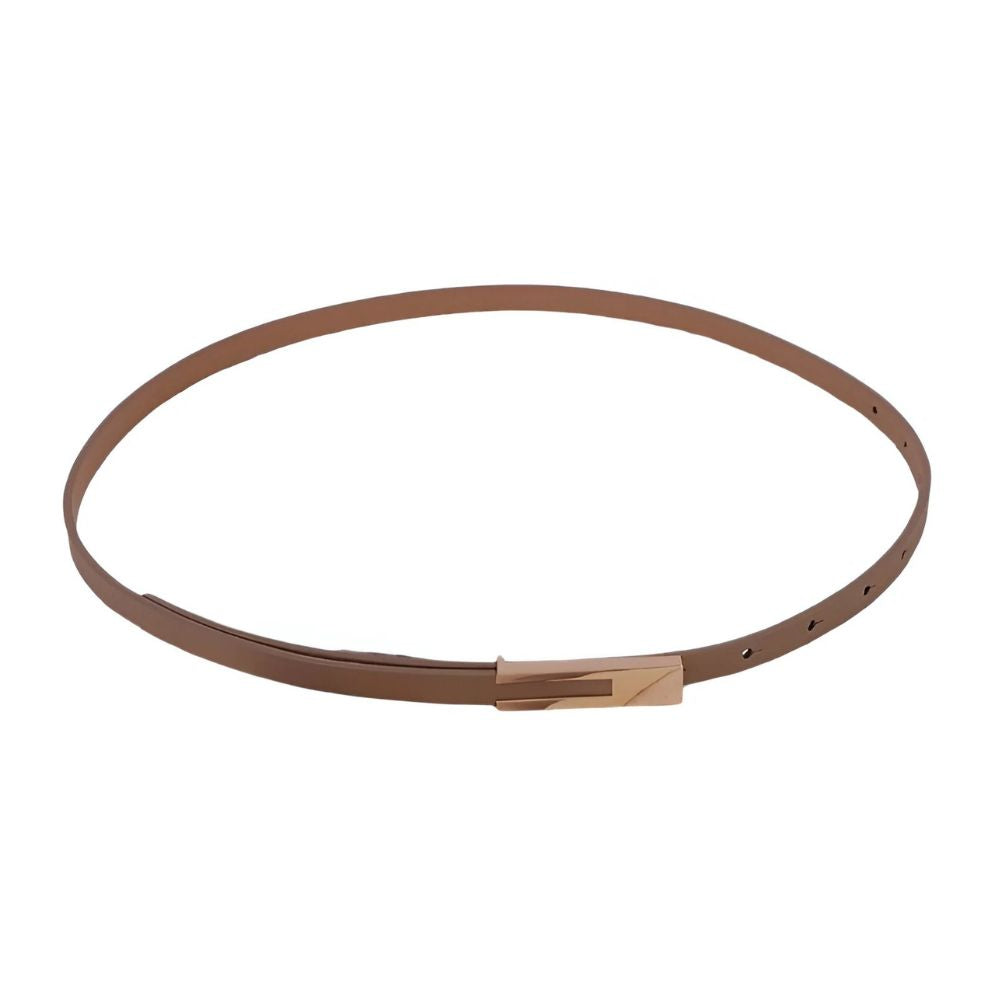Ceinture en Cuir pour Femme Modèle Utama Camel